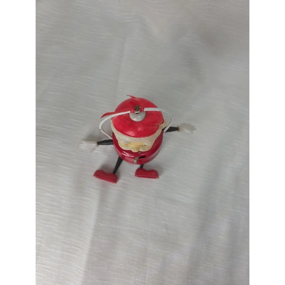 Vtg Dancing Santa Christmas Lantern Battery Operated Toy Lamp Japan *Not Working